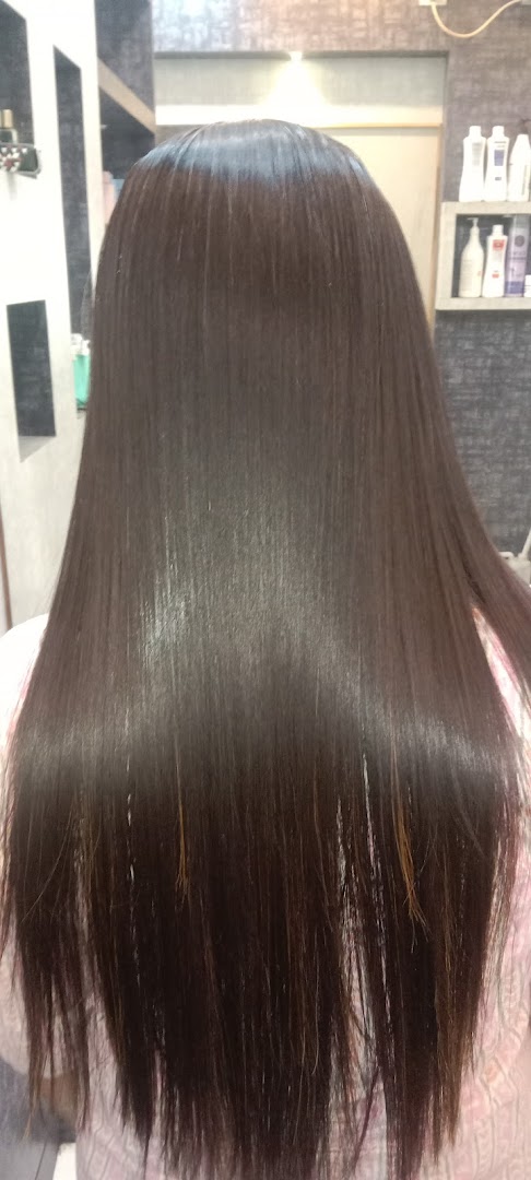 At the salon